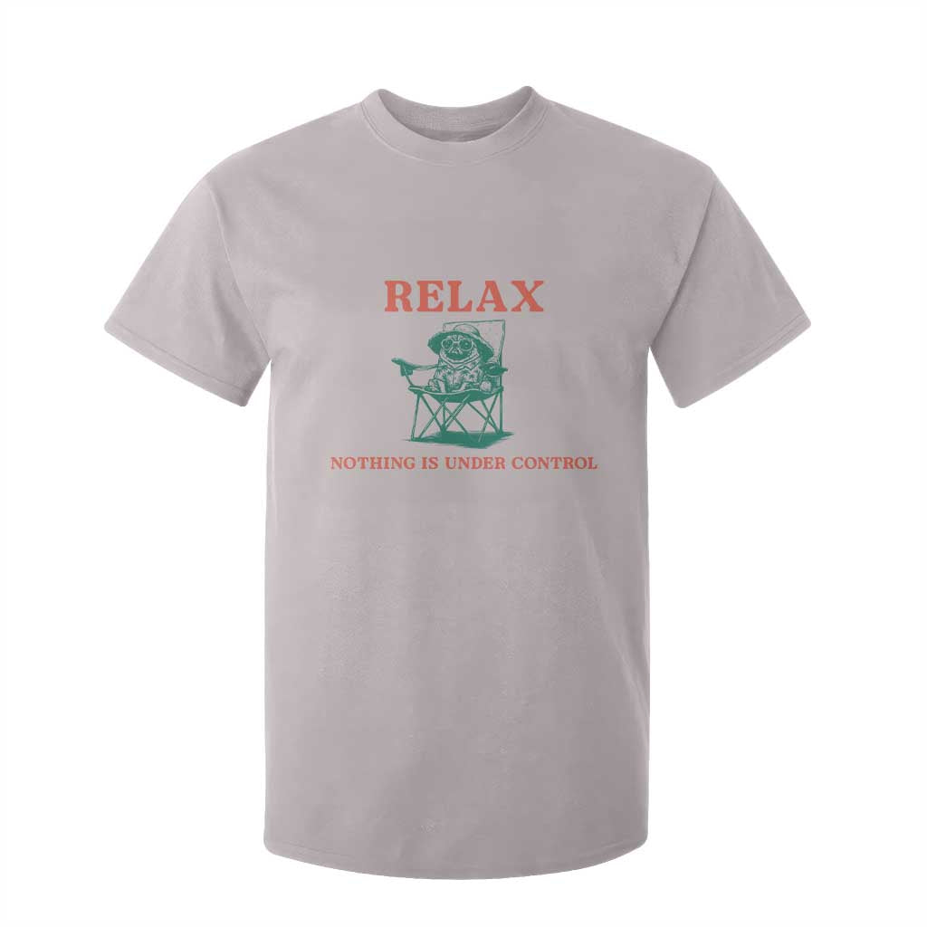 Chill Pug T Shirt For Kid Vintage Dog Lovers Relax Nothing Is Under Control Summer Chilling Vibes