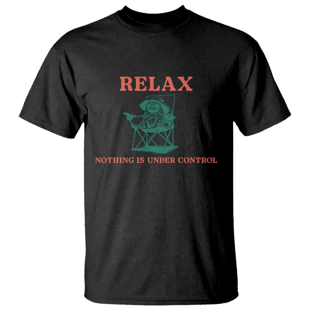 Chill Pug T Shirt Vintage Dog Lovers Relax Nothing Is Under Control Summer Chilling Vibes