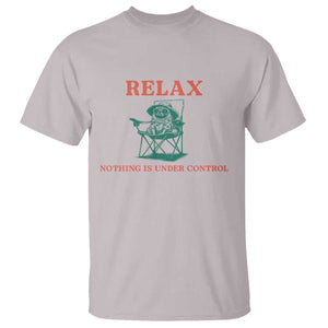 Chill Pug T Shirt Vintage Dog Lovers Relax Nothing Is Under Control Summer Chilling Vibes