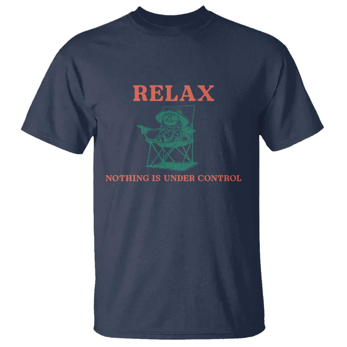 Chill Pug T Shirt Vintage Dog Lovers Relax Nothing Is Under Control Summer Chilling Vibes