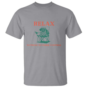 Chill Pug T Shirt Vintage Dog Lovers Relax Nothing Is Under Control Summer Chilling Vibes