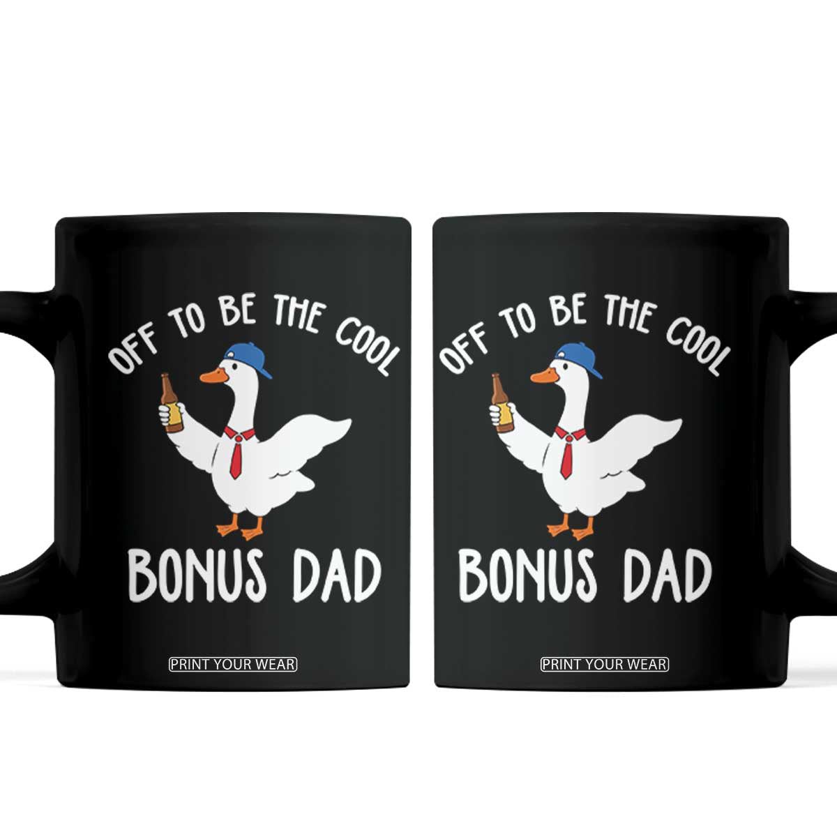Funny Stepdad Silly Goose Coffee Mug Off To Be The Cool Bonus Dad