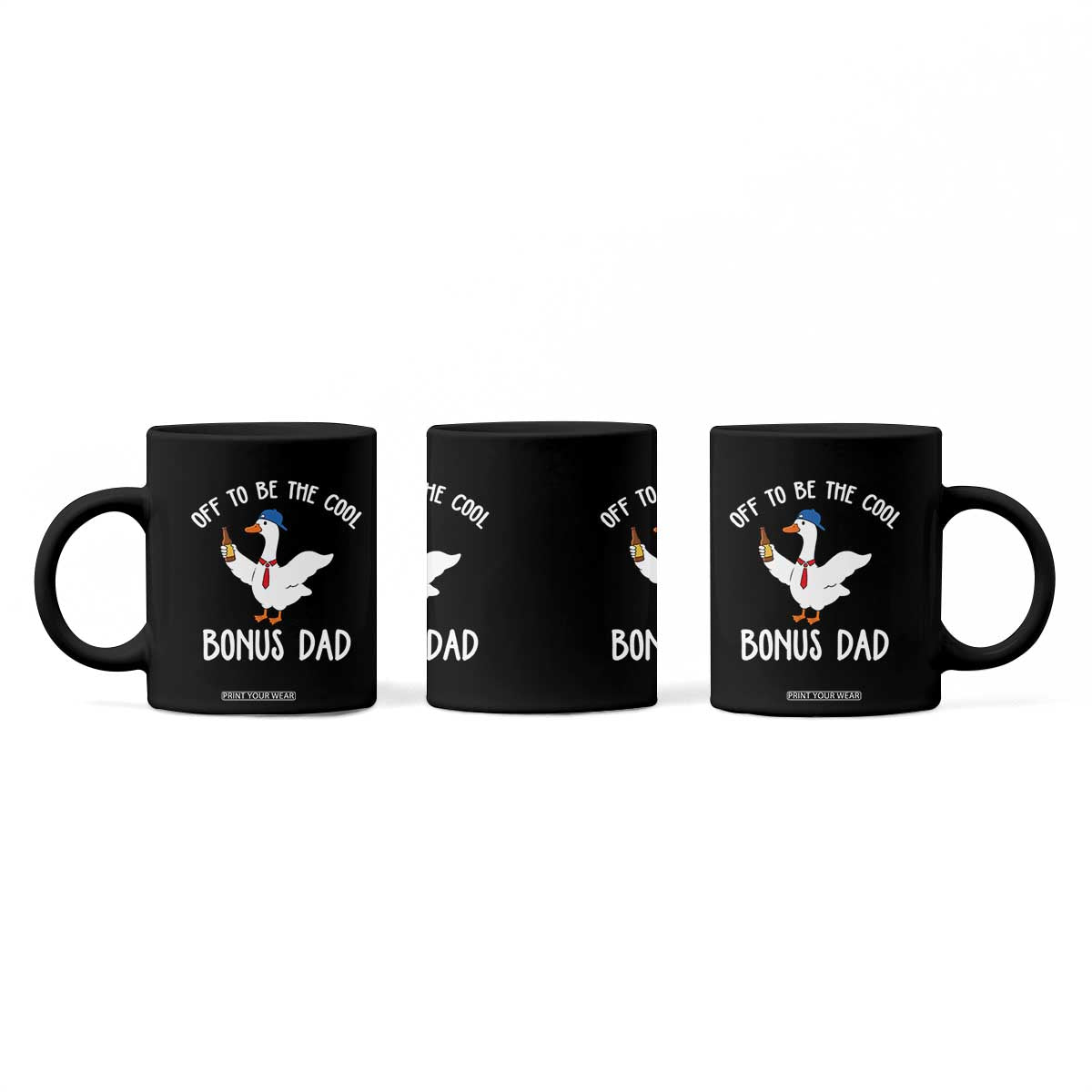 Funny Stepdad Silly Goose Coffee Mug Off To Be The Cool Bonus Dad TS10 Print Your Wear