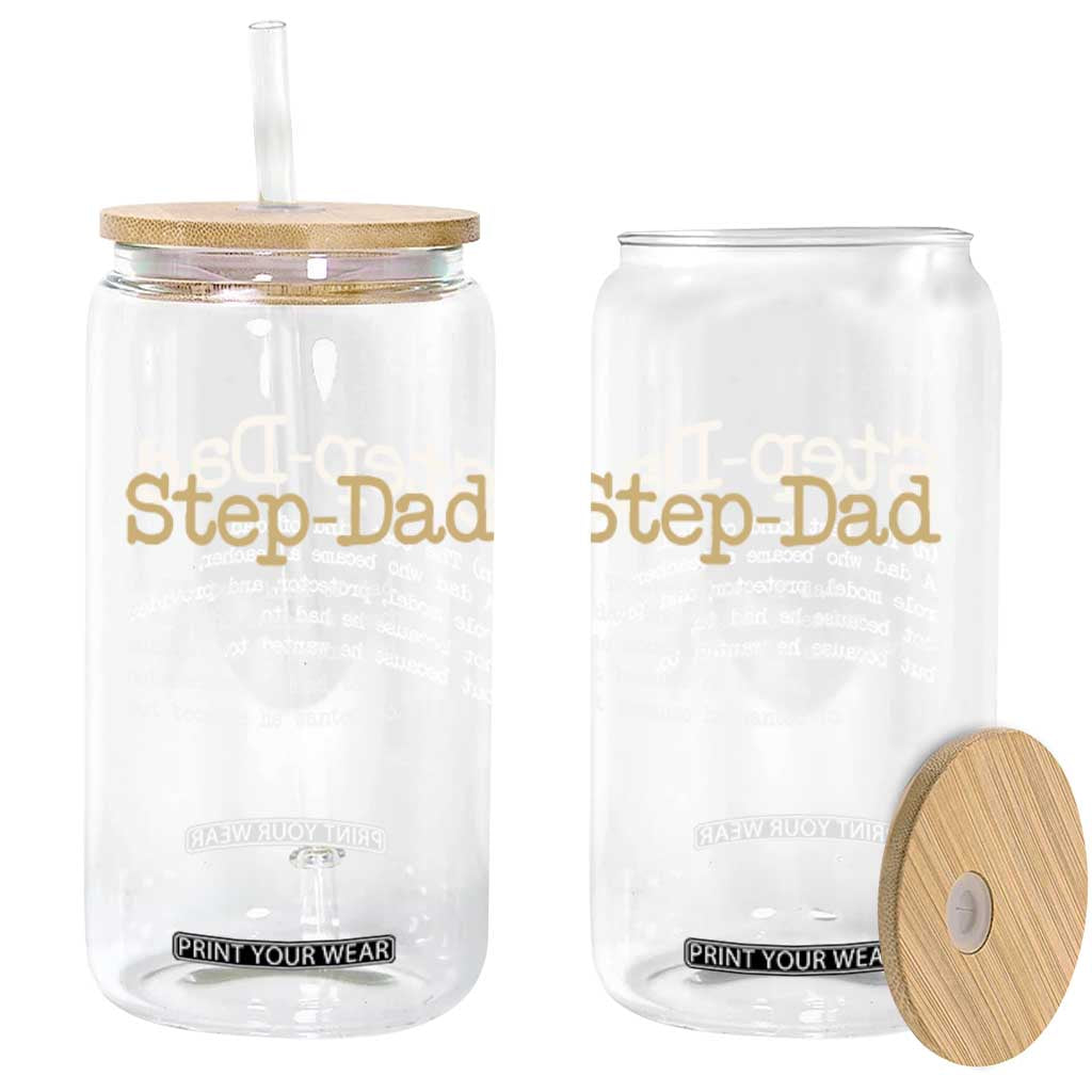 Stepdad Gifts Glass Can Step Dad Definition Bonus Dad Fathers Day