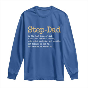 Stepdad Gifts Long Sleeve Shirt Step Dad Definition Bonus Dad Fathers Day