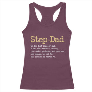Stepdad Gifts Racerback Tank Top Step Dad Definition Bonus Dad Fathers Day
