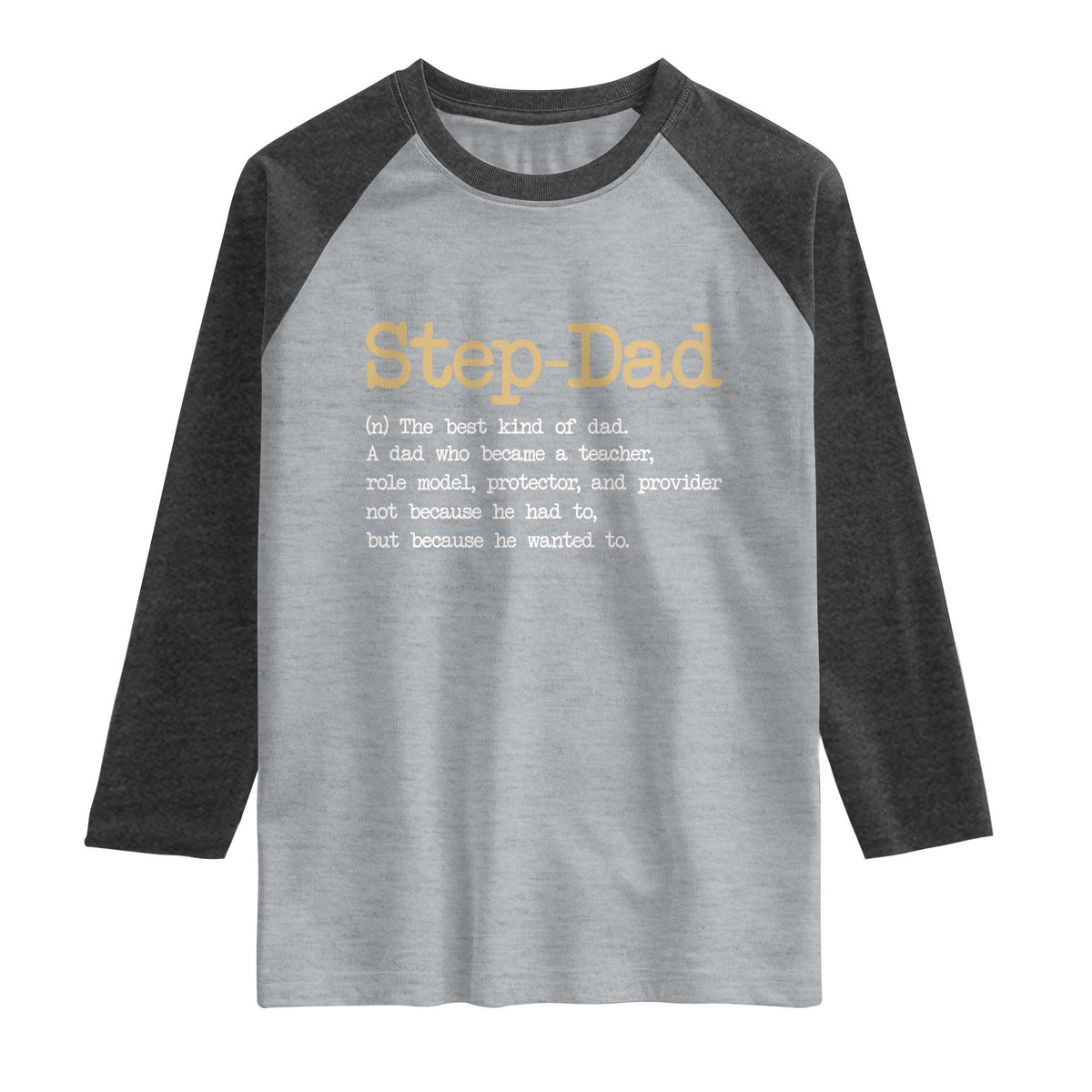 Stepdad Gifts Raglan Shirt Step Dad Definition Bonus Dad Fathers Day