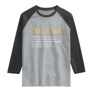 Stepdad Gifts Raglan Shirt Step Dad Definition Bonus Dad Fathers Day