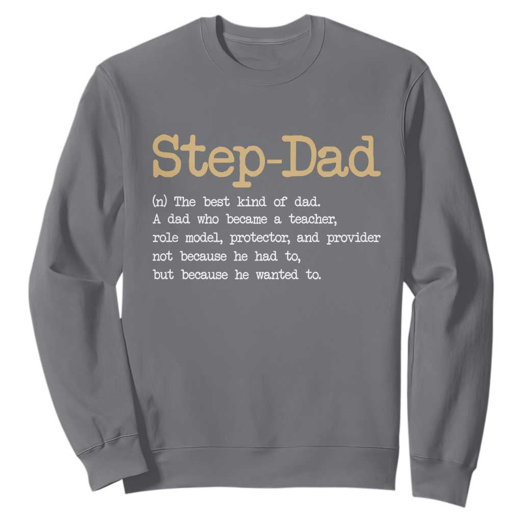 Stepdad Gifts Sweatshirt Step Dad Definition Bonus Dad Fathers Day