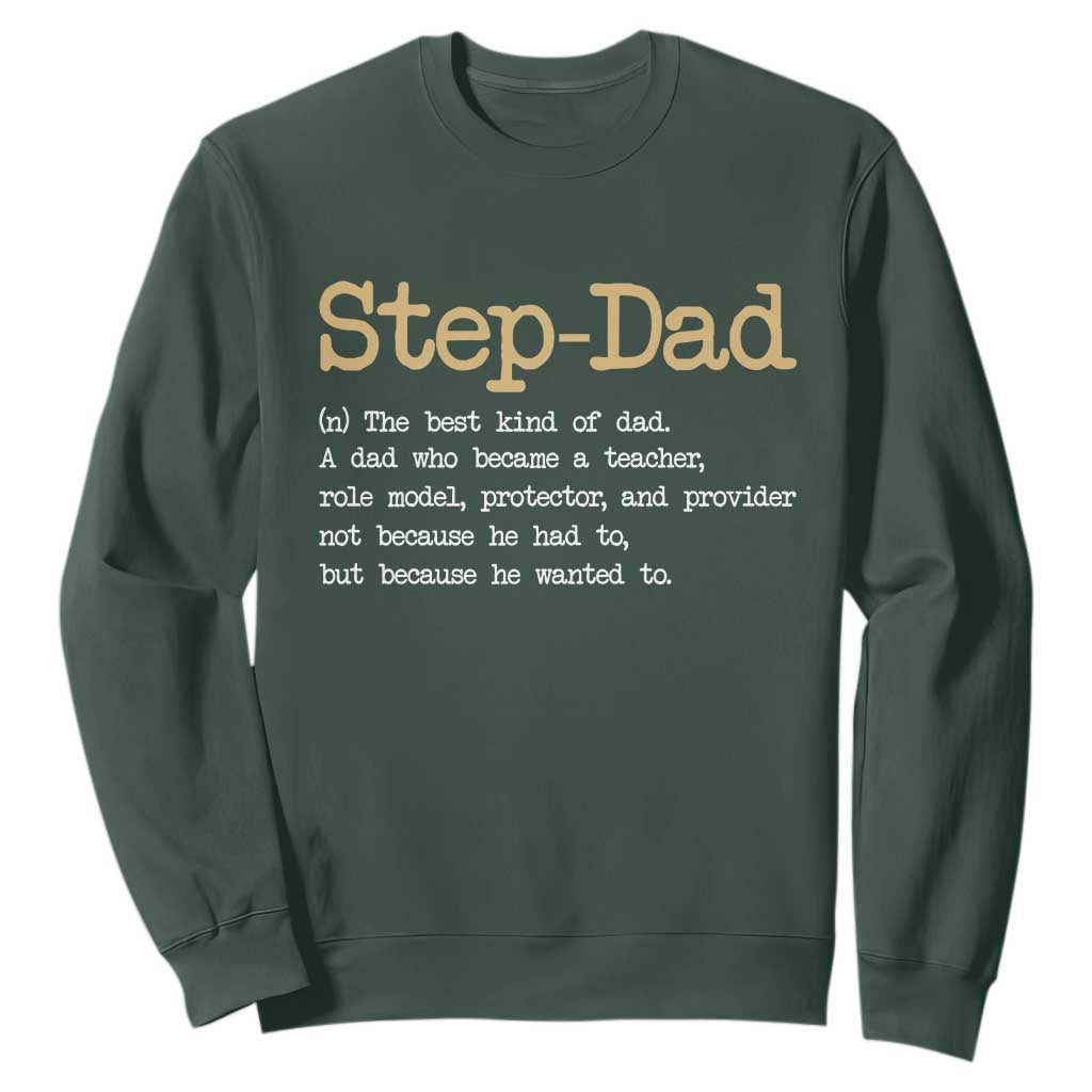 Stepdad Gifts Sweatshirt Step Dad Definition Bonus Dad Fathers Day