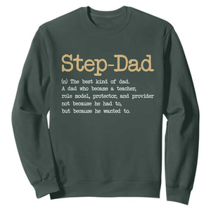 Stepdad Gifts Sweatshirt Step Dad Definition Bonus Dad Fathers Day