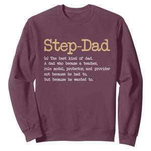 Stepdad Gifts Sweatshirt Step Dad Definition Bonus Dad Fathers Day