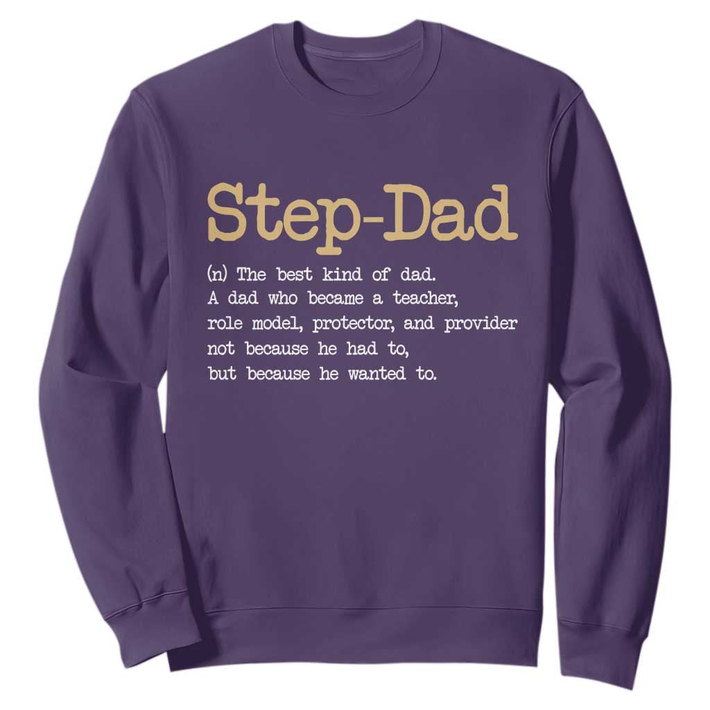 Stepdad Gifts Sweatshirt Step Dad Definition Bonus Dad Fathers Day