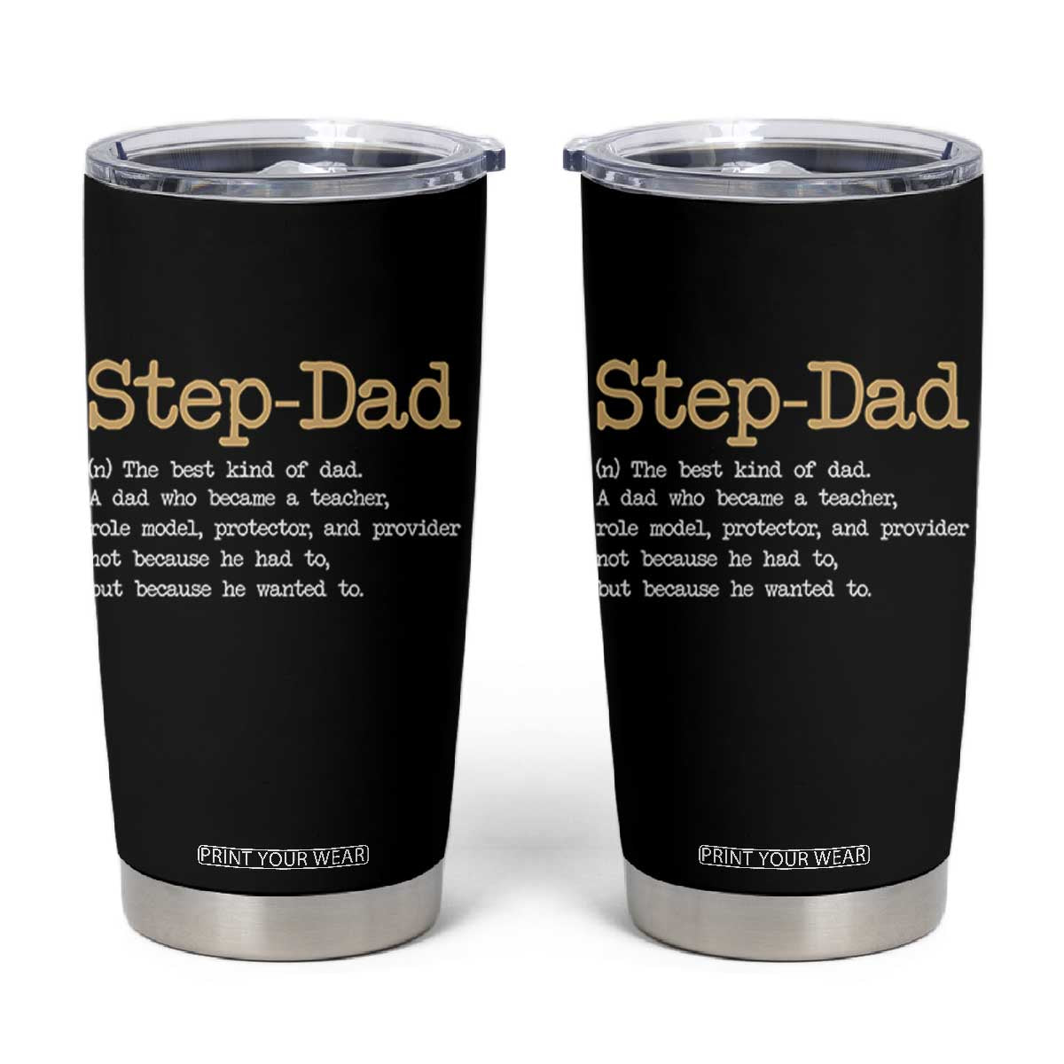 Stepdad Gifts Tumbler Cup Step Dad Definition Bonus Dad Fathers Day