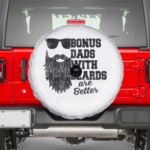 Bonus Dads With Beards Are Better Spare Tire Cover Retro Step Dad Fathers Day