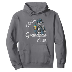 Cool Grandpas Club Hoodie Fathers Day Best Grandpa Skeleton