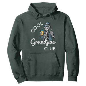 Cool Grandpas Club Hoodie Fathers Day Best Grandpa Skeleton