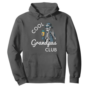 Cool Grandpas Club Hoodie Fathers Day Best Grandpa Skeleton