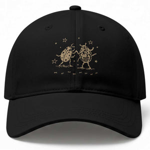 Dancing Lady Bugs Happy Little Insects Nature Lovers Baseball Cap