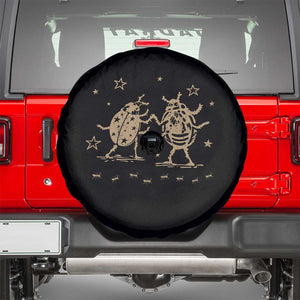 Dancing Lady Bugs Happy Little Insects Nature Lovers Spare Tire Cover