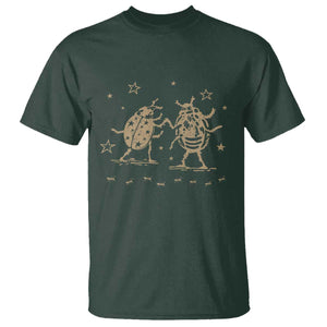 Dancing Lady Bugs Happy Little Insects Nature Lovers T Shirt