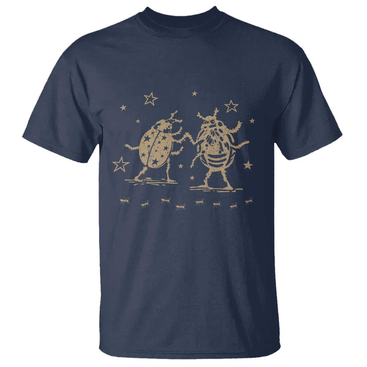 Dancing Lady Bugs Happy Little Insects Nature Lovers T Shirt