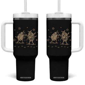 Dancing Lady Bugs Happy Little Insects Nature Lovers Tumbler With Handle