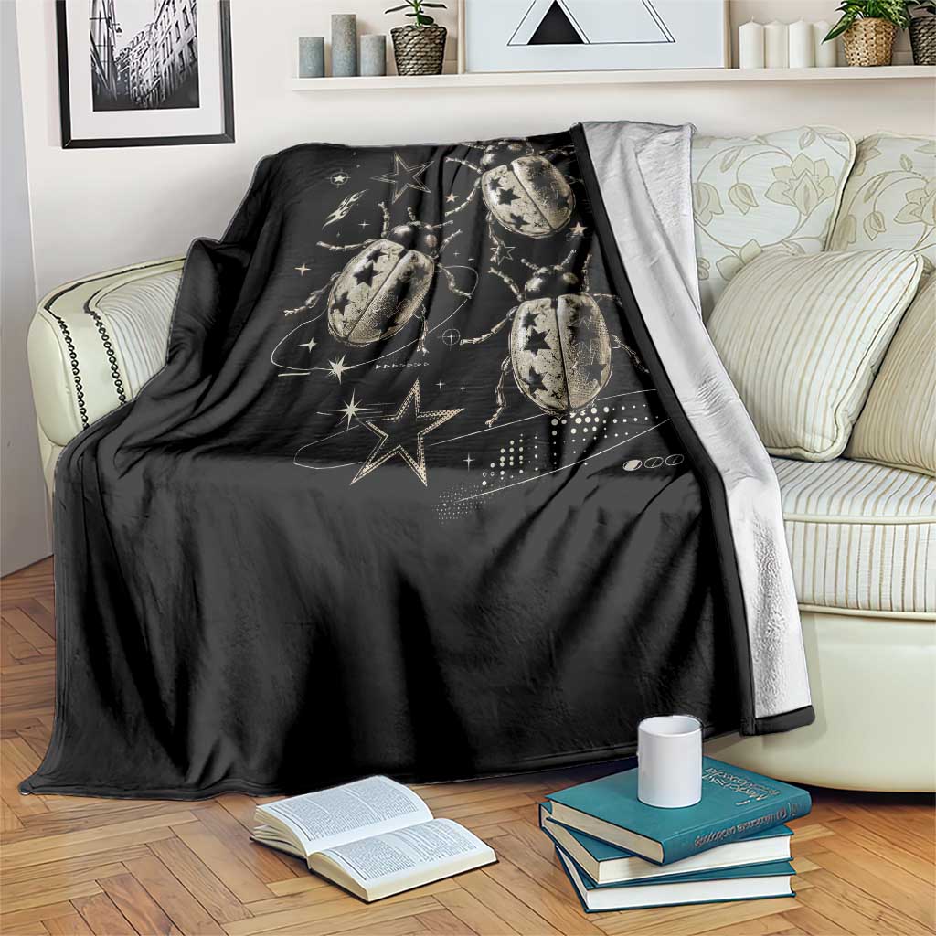 Cute Ladybug Y2k Grunge 2000s Alt 90s Vintage Star Dots Teen Throw Blanket