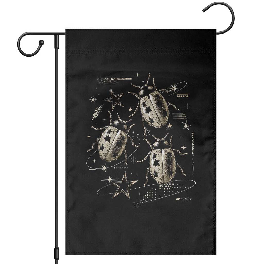 Cute Ladybug Y2k Grunge 2000s Alt 90s Vintage Star Dots Teen Garden Flag TS10 Black Print Your Wear