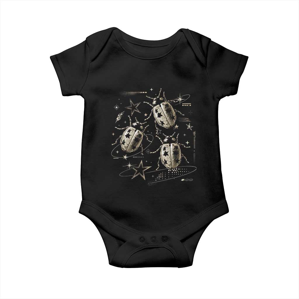 Cute Ladybug Y2k Grunge 2000s Alt 90s Vintage Star Dots Teen Baby Onesie TS10 Black Print Your Wear