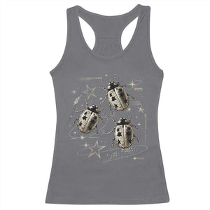 Cute Ladybug Y2k Grunge 2000s Alt 90s Vintage Star Dots Teen Racerback Tank Top