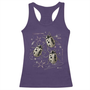 Cute Ladybug Y2k Grunge 2000s Alt 90s Vintage Star Dots Teen Racerback Tank Top