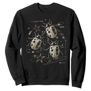 Cute Ladybug Y2k Grunge 2000s Alt 90s Vintage Star Dots Teen Sweatshirt