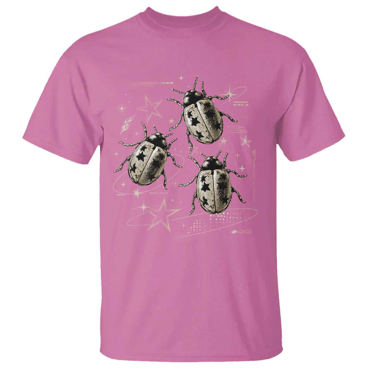 Cute Ladybug Y2k Grunge 2000s Alt 90s Vintage Star Dots Teen T Shirt