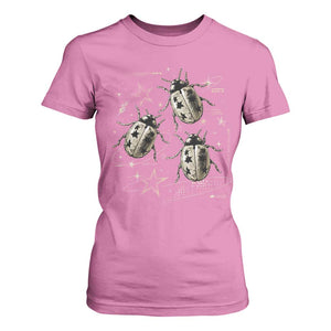 Cute Ladybug Y2k Grunge 2000s Alt 90s Vintage Star Dots Teen T Shirt For Women