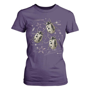 Cute Ladybug Y2k Grunge 2000s Alt 90s Vintage Star Dots Teen T Shirt For Women