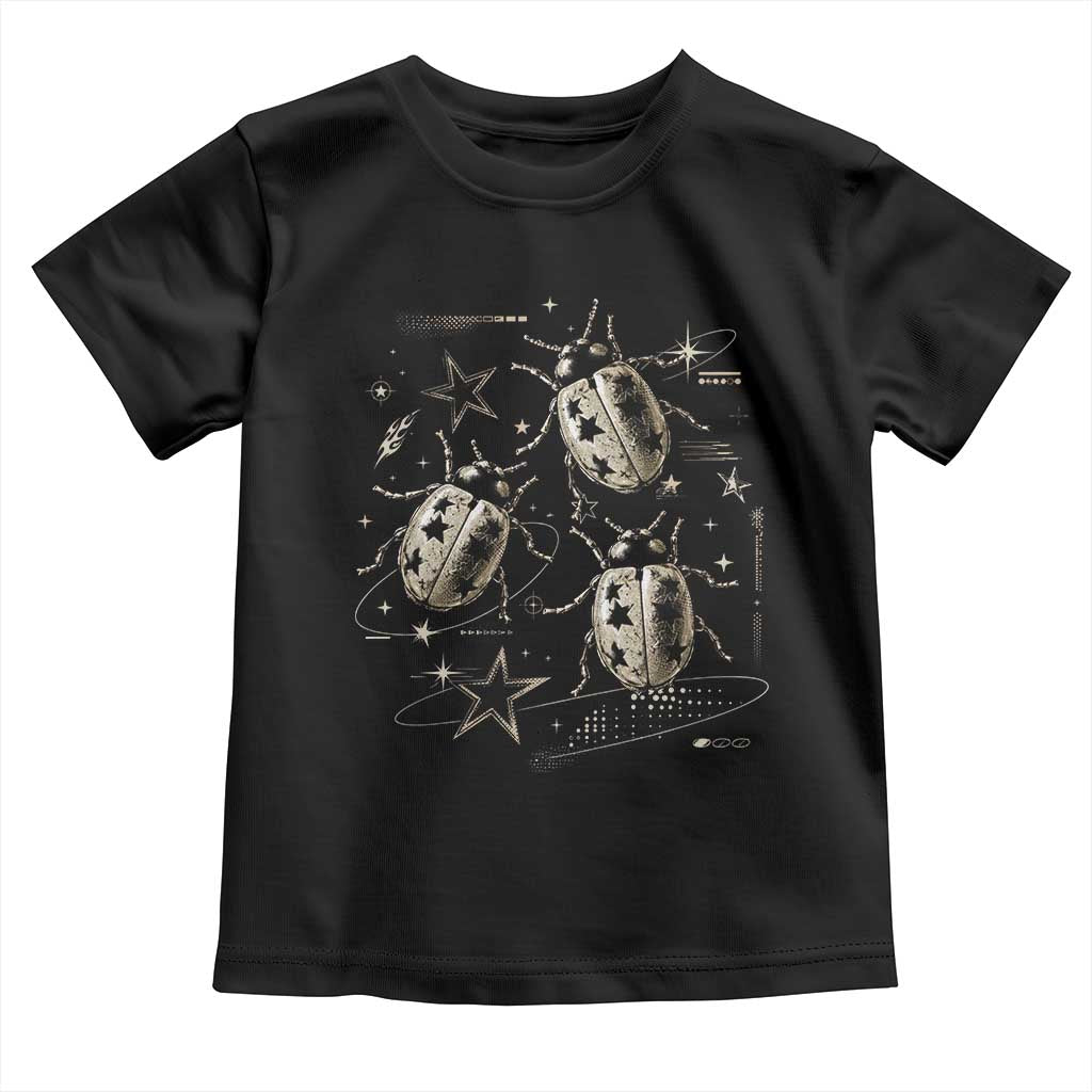 Cute Ladybug Y2k Grunge 2000s Alt 90s Vintage Star Dots Teen Toddler T Shirt