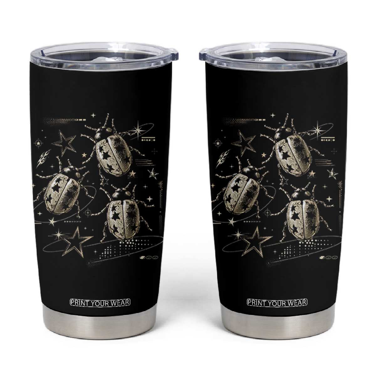 Cute Ladybug Y2k Grunge 2000s Alt 90s Vintage Star Dots Teen Tumbler Cup
