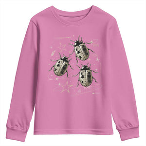 Cute Ladybug Y2k Grunge 2000s Alt 90s Vintage Star Dots Teen Youth Sweatshirt