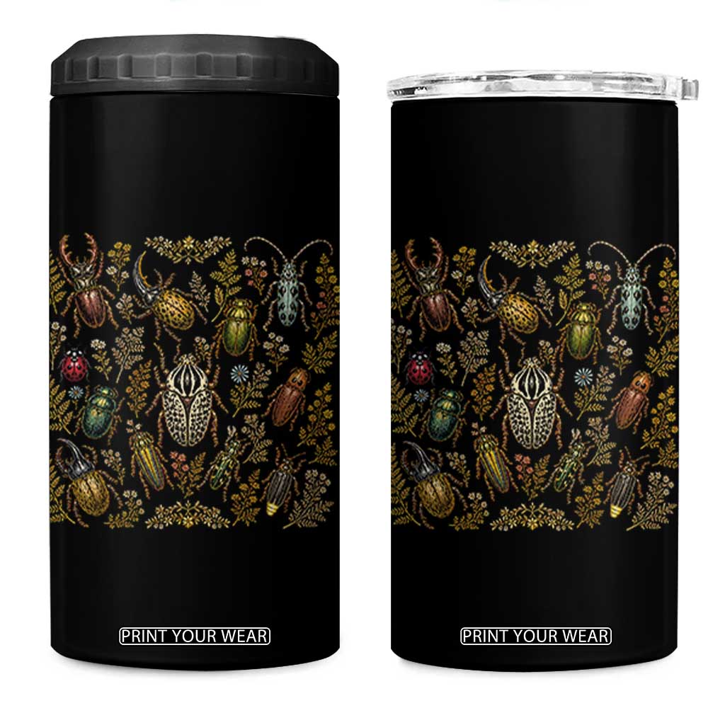Insect Bug Collection Collector Entomologist Entomology 4 in 1 Can Cooler Tumbler TS10 One Size: 16 oz Black Print Your Wear