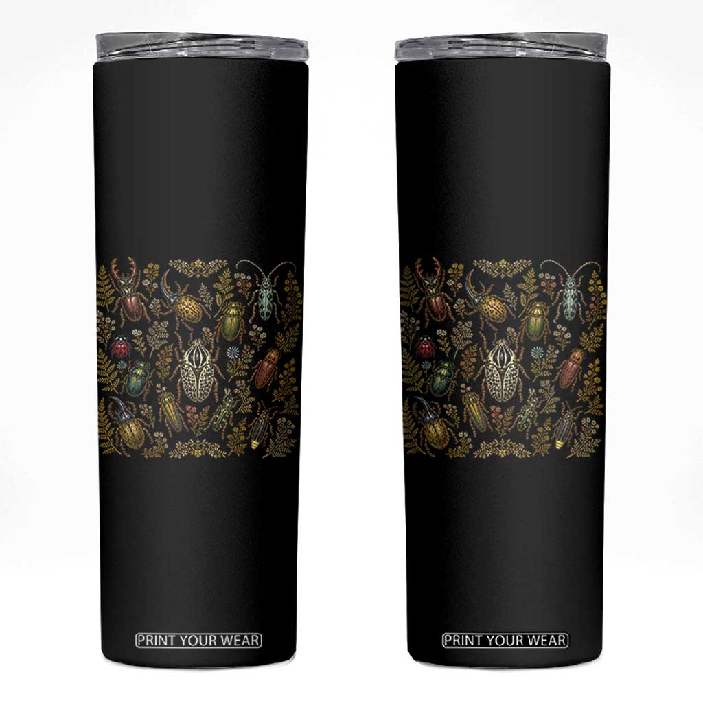 Insect Bug Collection Collector Entomologist Entomology Skinny Tumbler TS10 Black Print Your Wear