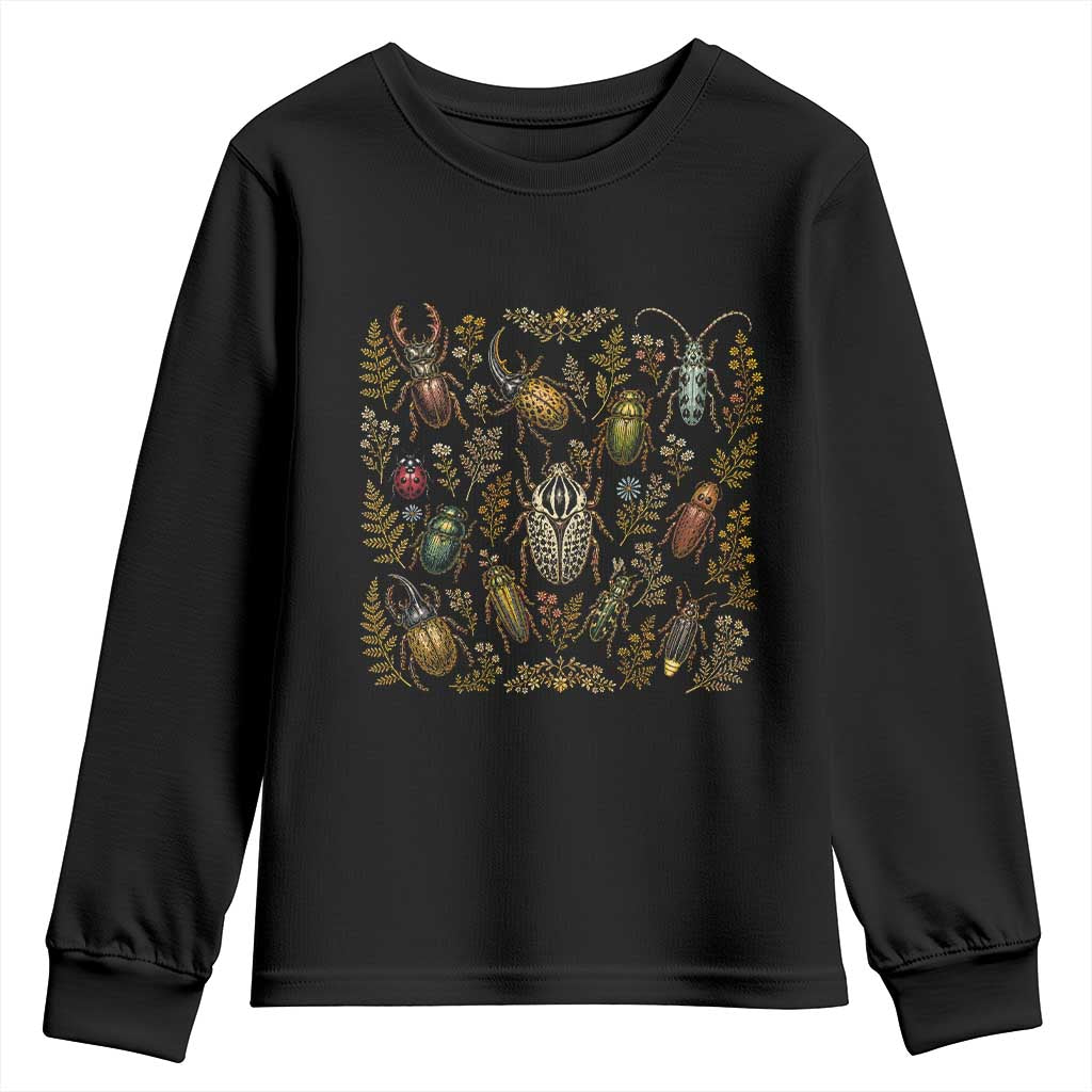 Insect Bug Collection Collector Entomologist Entomology Youth Sweatshirt TS10 Black Print Your Wear