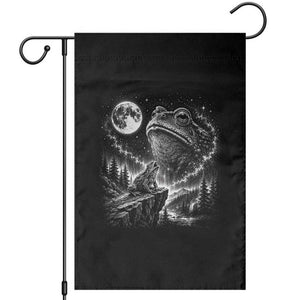 Frog Moon Garden Flag Vintage 90s Frog Howling to Moon Parody Meme