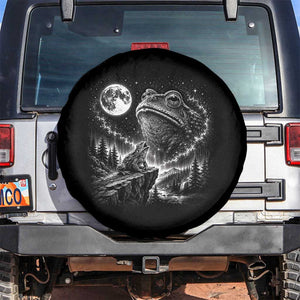 Frog Moon Spare Tire Cover Vintage 90s Frog Howling to Moon Parody Meme