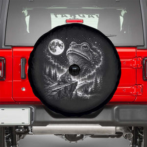 Frog Moon Spare Tire Cover Vintage 90s Frog Howling to Moon Parody Meme