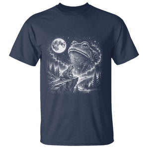 Frog Moon T Shirt Vintage 90s Frog Howling to Moon Parody Meme