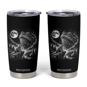 Frog Moon Tumbler Cup Vintage 90s Frog Howling to Moon Parody Meme