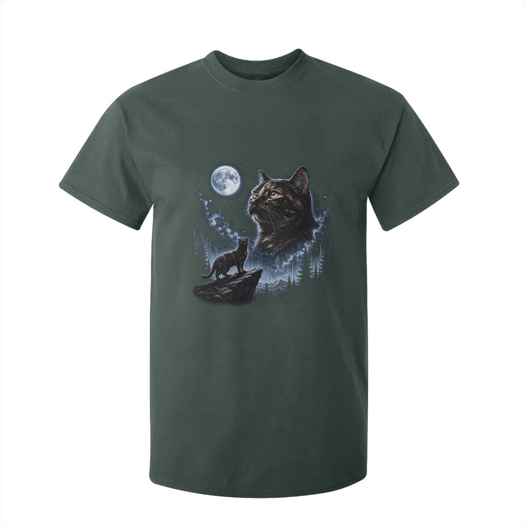 Tortoiseshell Cat Howling To The Moon T Shirt For Kid Tortie Cat Lover 90s Retro