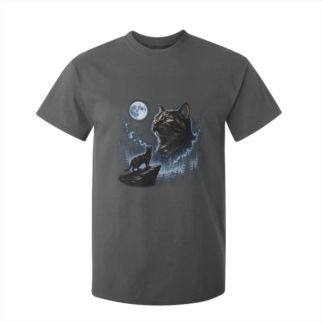 Tortoiseshell Cat Howling To The Moon T Shirt For Kid Tortie Cat Lover 90s Retro