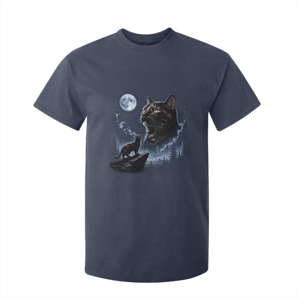 Tortoiseshell Cat Howling To The Moon T Shirt For Kid Tortie Cat Lover 90s Retro